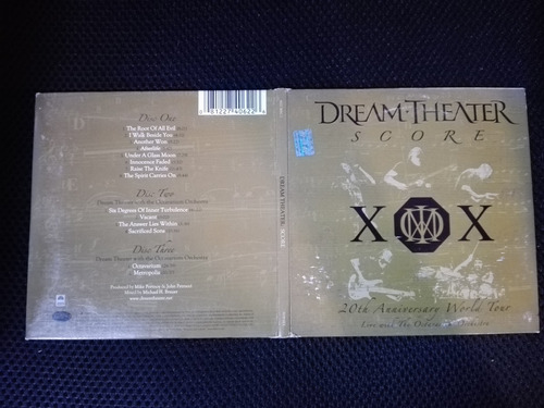 Dream Theater Score (20th Anniversary World Tour) 3 Cd`s