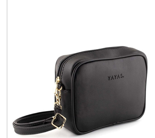 Bolsa Yayas Cangurera Crossbody Negra