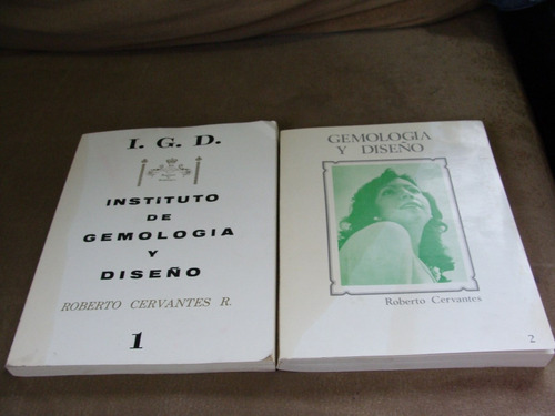 Par De Libros Gemologia Y Diseño, Joyeria, Roberto Cervantes