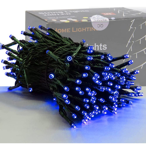 Luz Lineal 100 Mts 1000 Led Cable Verde Azul En Caja En Caja