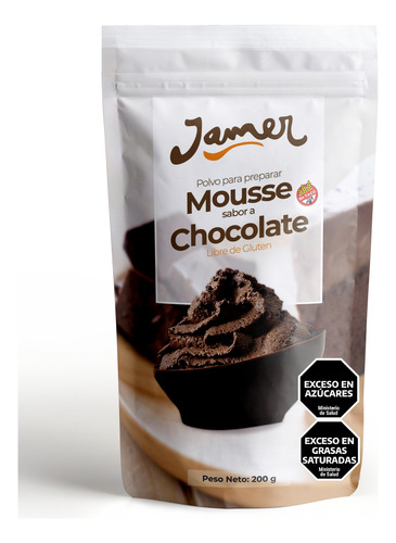 Polvo Mousse Chocolate 200g Jamer X 10u
