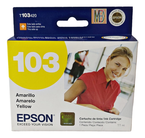 Cartucho Epson 103 T103420 T40w Tx515fn Tx600fw T1110 Tx550w