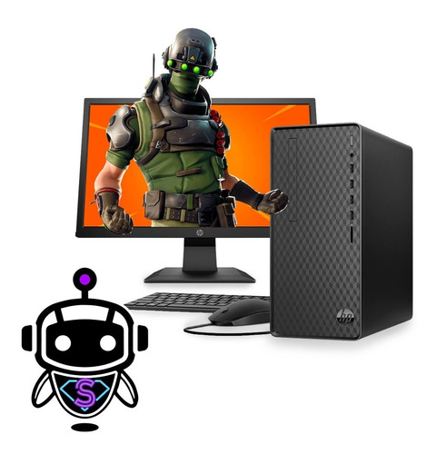 Computador Cpu Hp I3 + 8gb Ram + 1tb + 128ssd + Monitor Hp