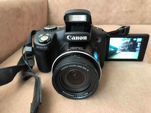 Câmera Cânon Sx50 Hs + Sd 16 Gb + 2 Baterias + Bag + Flanela