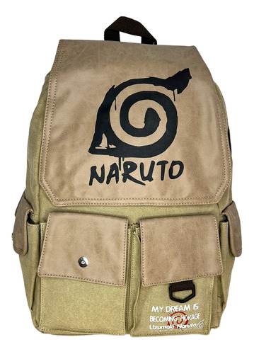 Morral Naruto Simbolo Aldea De La Hoja 