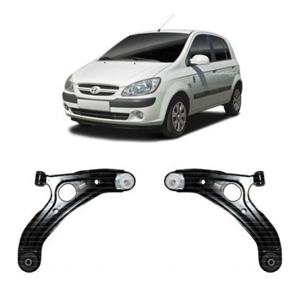 Par Bandejas Delanteras Inferior Hyundai Getz 2003-2011