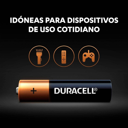 Pila Alcalina Duracell Aa Tira 12 Unidades