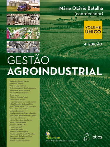 Gestão Agroindustrial, de BATALHA, Mário Otávio (Coord.). Editora Atlas Ltda., capa mole em português, 2021