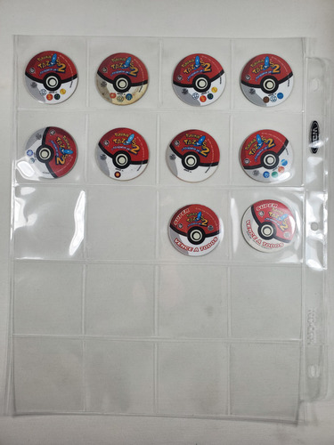 Súper Colección De Tazos Lenticulares Pokémon 2d 30/30 Pzs (Usado)