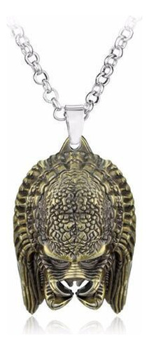 Collar De Película Alien Predator Avp Para Hombres 01bronze