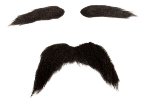 2x Bigotes Y Cejas Postizas Postizas, Facial Postizo Para
