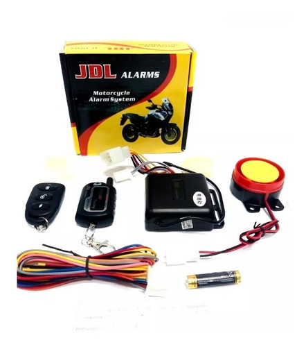 Alarma Doble Via Jdl Para Moto, 2 Controles Remotos