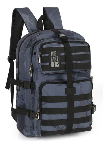 Mochila De Costas Tática The Last Of Us Cor Cinza