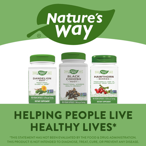 Nature's Way Black Cohosh Root, 540 Mg,180 Capsule 14690