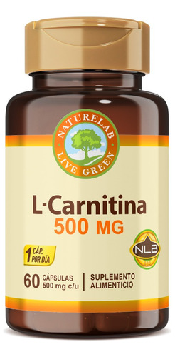 L-carnitina - Minerales - 60 Cápsulas De 500mg- Naturelab Sabor Sin sabor