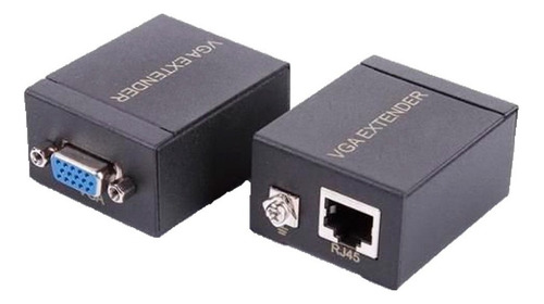 Adaptador Extensor Vga Para Lan Cat5 Cat6 Rj45 De Rede