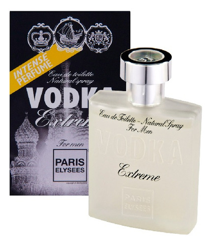 Perfume Vodka Extreme Paris Elysees Edt 100ml Floral Cítrico