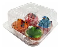 Comprar Porta Cupcakes Cajas Transparentes Para Magdalenas Con  Ppp