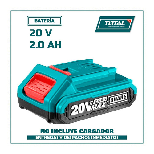 Batería Total 20v 2.0ah Litio Ion - Múltiples Herramientas