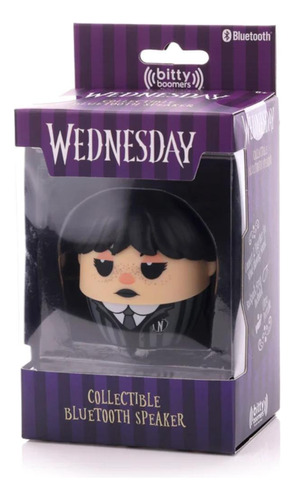 Parlante Bluetooth Portable Bitty Boomers Wednesday Addams