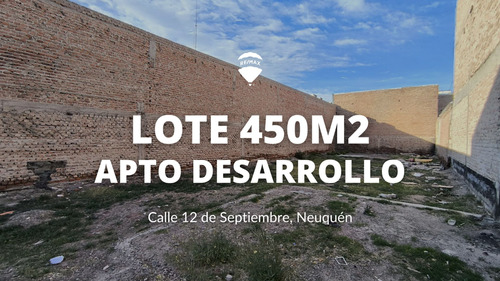 Lote 450m² | 12 De Septiembre, Neuquén