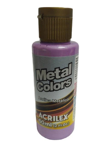 Tinta Acrílica Metal Colors Magenta - 549 - Acrilex - 60ml