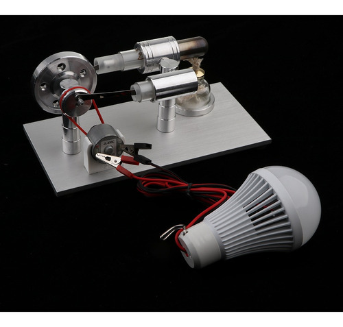 Motor Stirling A Baja Temperatura Lámpara De Luz De