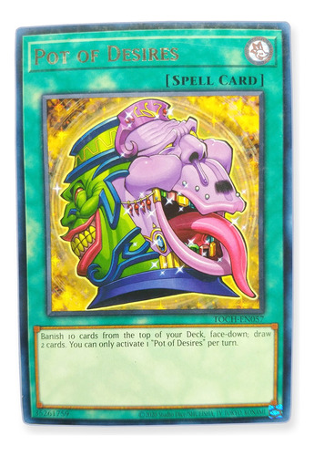 Yugi-oh! Pot Of Desires Toch-en057 Rare