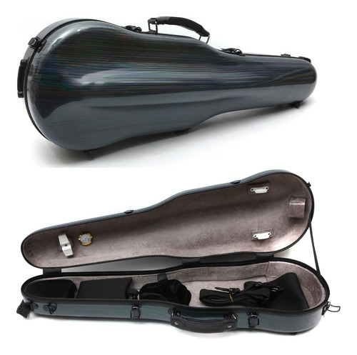 Estuche Rígido Para Violín 4/4 Fibra De Carbono Trian...