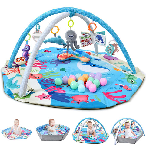 Tfder Gimnasio Para Bebes Y Tapete De Juego Para Bebes, Tape