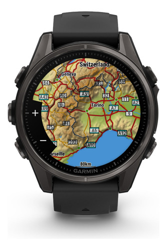 Monitor Garmin Fénix 8 43mm Amoled Safiro Titanio