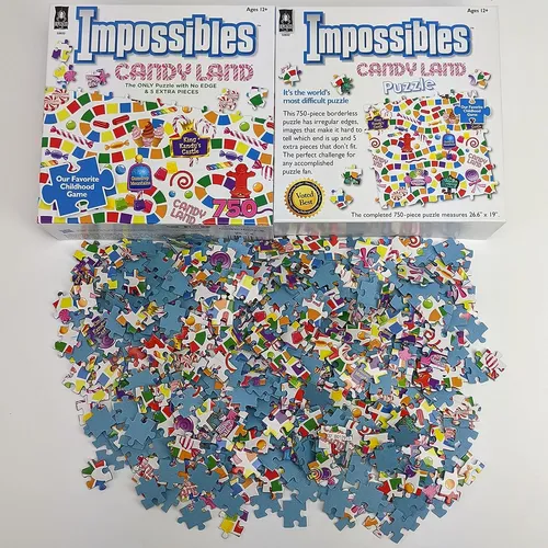 Bepuzzled | Hasbro Juego Candyland Impossibles Puzzle, Ba...