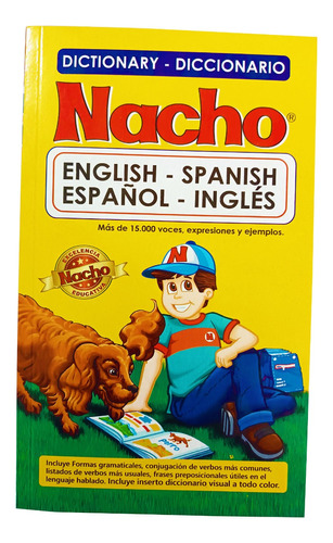 Cartilla Nacho Diccionario Ingles Español Palabras Para Niño