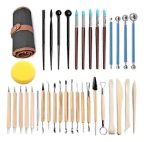 Comprar Set X36 Herramientas Alfareria Para Ceramica Arcilla Estecas