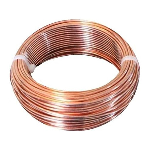 Alambre De Cobre Desnudo De 10 Awg Bobina De 50 Pies Ca...