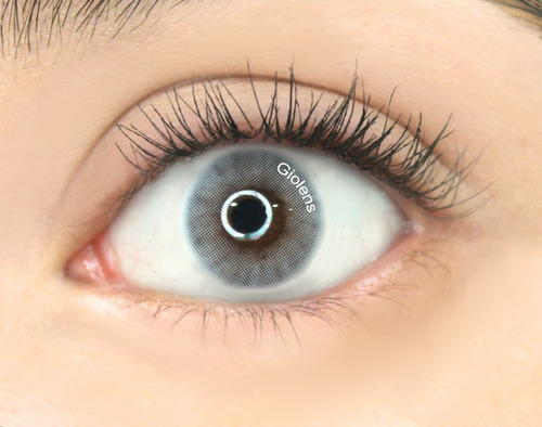 Pupilentes De Color Giolens Marbella, 1 Par Color Gray
