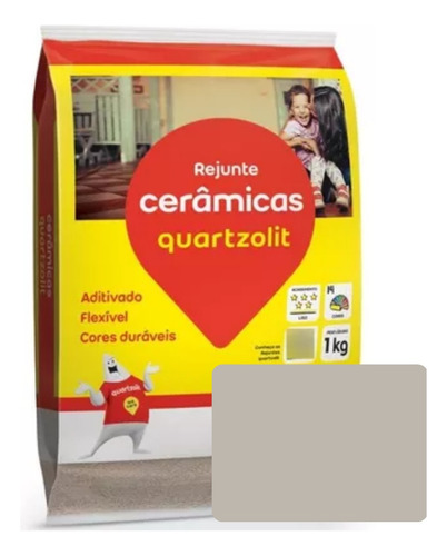 Kit C/ 15 Rejunte Ceramica 1kg Corda Quartzolit