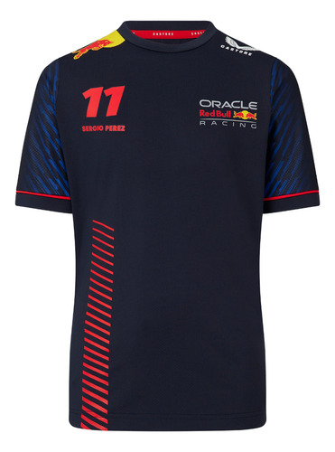 Playera Castore F1 Red Bull Racing Checo Pérez 2023 Infantil