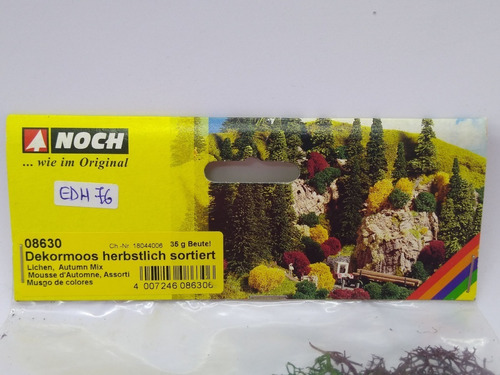 Nico Liquen Natural 3 Tonos 8630 Noch 35 Grs H0 (pmf 74)
