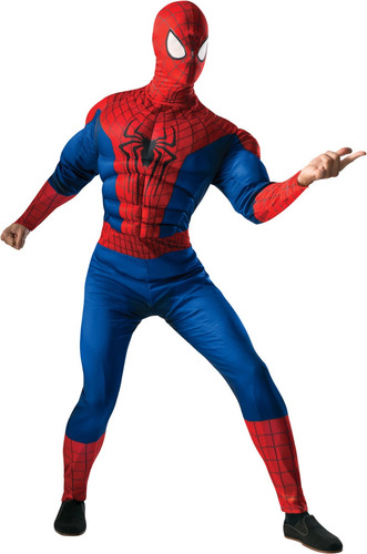 Disfraz Para Hombre Spiderman Músculoso Halloween 