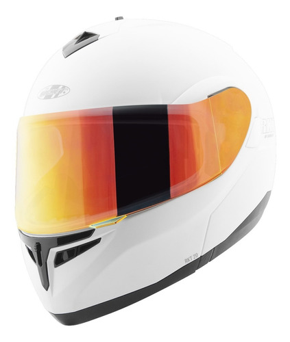 Casco Abatible Joe Rocket Rkt 20 Ion White - Blanco Iridium