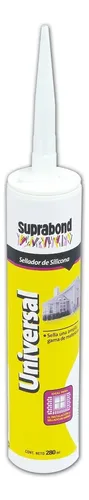 Sellador Silicona Universal Suprabond Blanco 280ml 