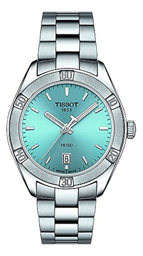 Tissot Pr 100 Sport Chic Para Mujer Caja De Acero Inoxidable