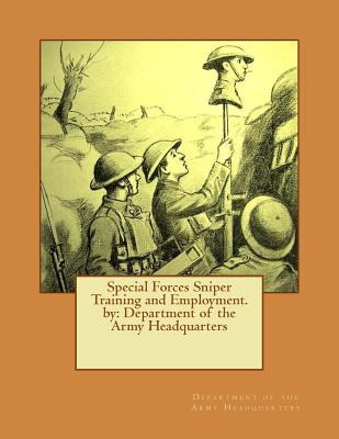 Libro Special Forces Sniper Training And Employment. By: ...