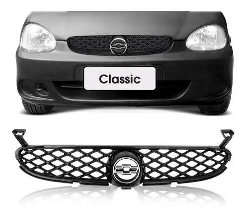 comprar Grade Corsa Classic Colmeia 2000 A 2008 + Emblema Cromado