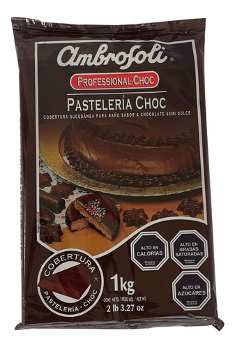 Cobertura De Chocolate Ambrosoli Pasteleria Choc 1 Kg