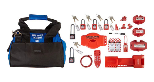 Kit Lock Out - Tag Out Personal Mantenimiento Steelpro