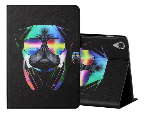 Funda De Piel Eye Dog Para Lenovo Tab M10 Hd De Segunda Gene