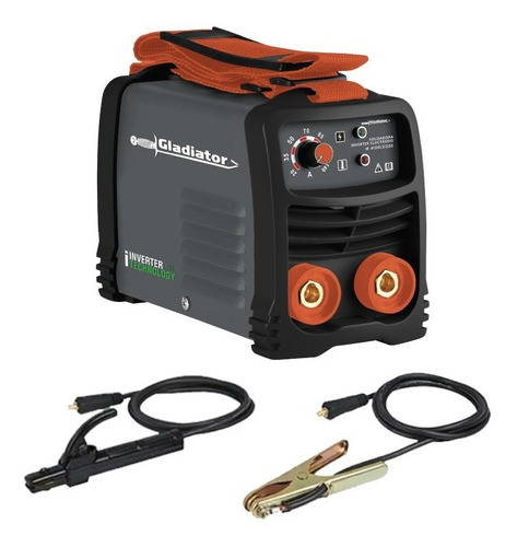 Soldadora Inverter Para Electrodo Mma 100 Amp Gladiator Color Gris