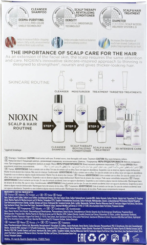Imagem 4 de 7 de Nioxin System 6 Small (3 Produtos) Kit